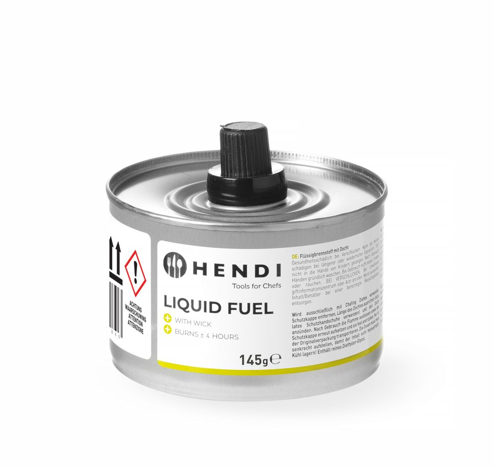 Vloeibare brandstof met lont, HENDI, brandduur ± 4 uur, 6 st