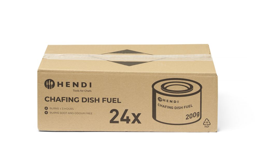 Chafing dish brandpasta, HENDI, 24 st