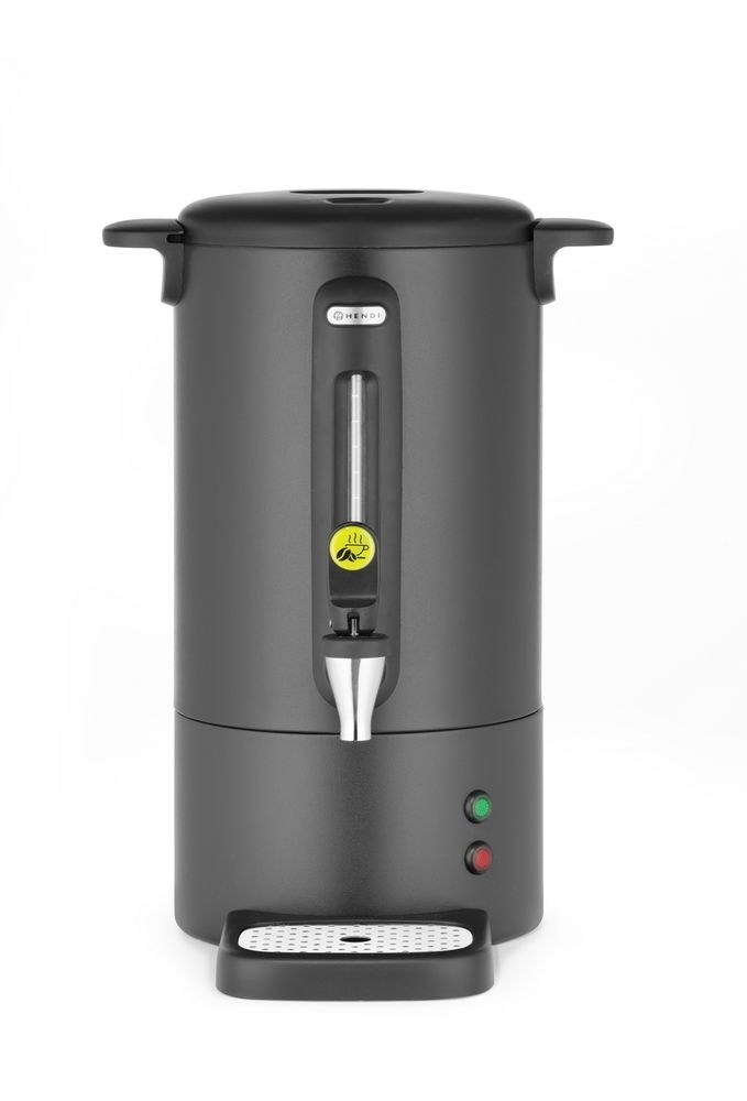 Percolator UNIQ, HENDI, designed by Robert Bronwasser, 7L, Zwart, 230V/1050W, 307x330x(H)450mm