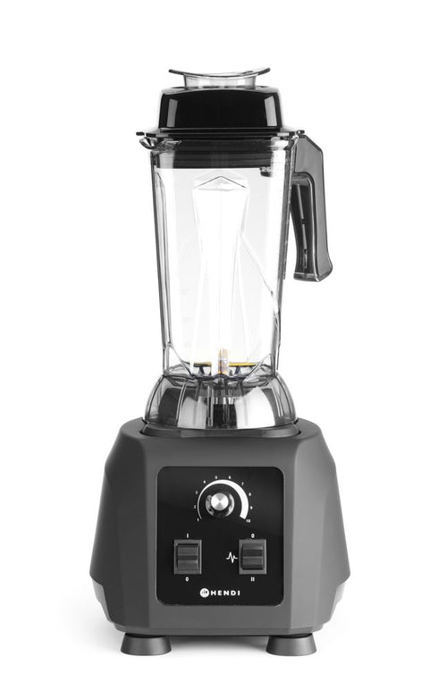 Bar blender, HENDI, 2,5L, Zwart, 230V/1680W, 320x250x(H)532mm