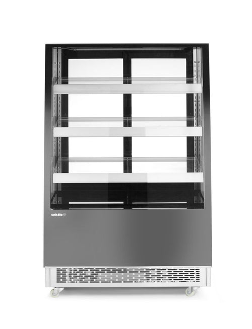 Koelvitrine met 3 schuine schappen, Arktic, 230V/490W, 833x900x(H)1460mm