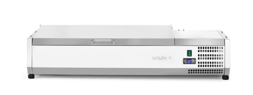 Opzetkoelvitrine GN 1/3, Arktic, 4x GN 1/3, GN 1/3, 24L, 230V/180W, 420x1205x(H)630mm