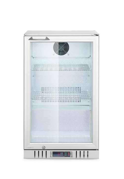 Backbar koelkast met enkele deur, Arktic, 75L, Zilver, 230V/175W, 500x530x(H)870mm