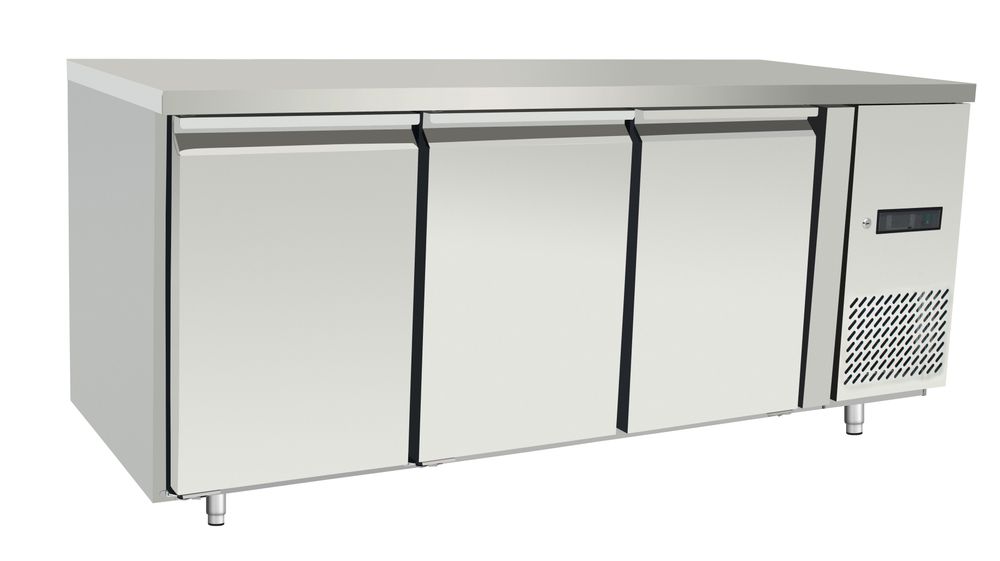 vrieswerkbank, 3 deuren 420L, Arktic, Profi Line, 334L, 230V/600W, 700x1795x(H)839mm
