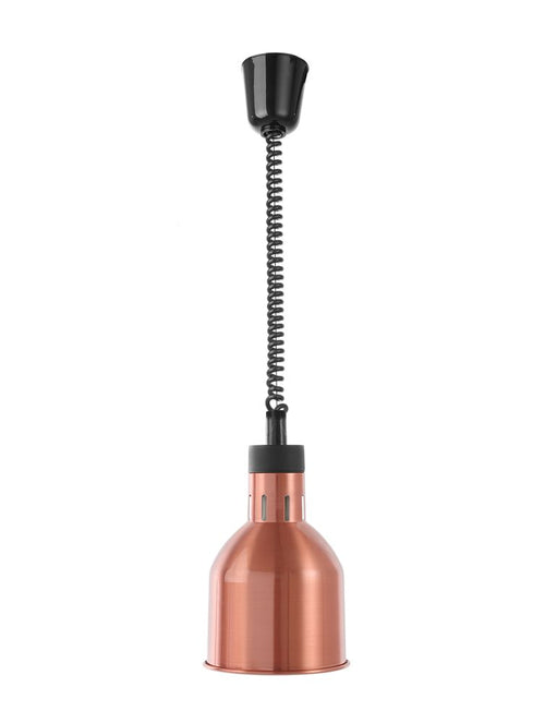 Warmtelamp verstelbaar, cilindrisch, HENDI, Koper, 230V/375W, ⌀175x(H)250mm