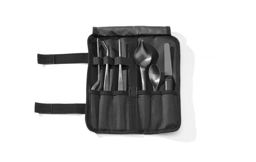 Chef opmaak set, 6 stuks, zwart, HENDI, 255x25x(H)100mm