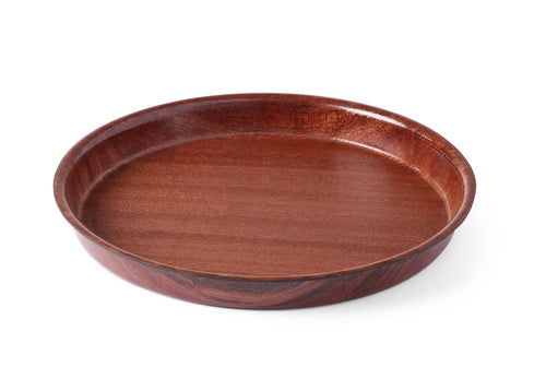 Dienblad woodform, AmerBox, Mahonie, ⌀320x(H)35mm