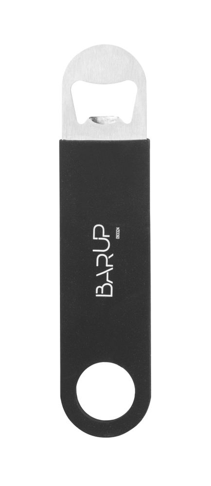 Flesopener, BarUp, Zwart, 180x40mm