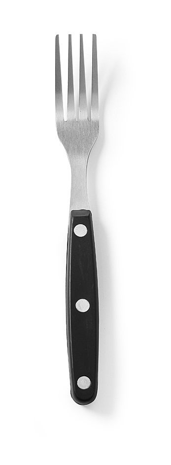 Steakvork, HENDI, Profi Line, Zwart, 6 st., (L)200mm