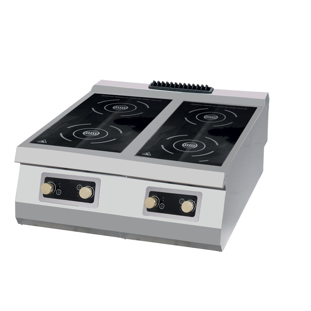 Premium Kookplaat - 4 Pitten - Inductie - Dubbel - 90 cm Diep - Elektrisch
