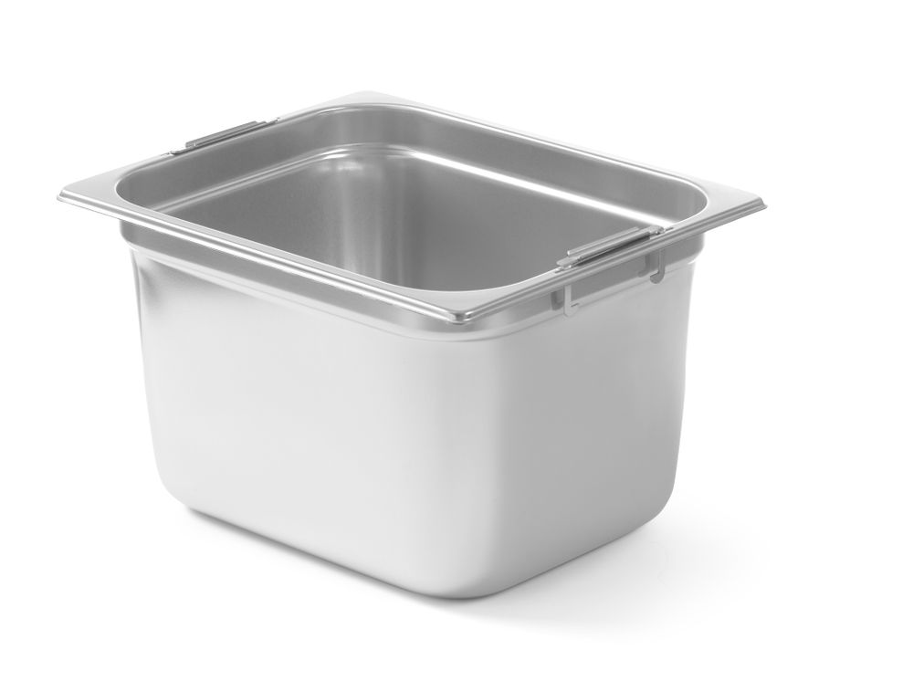 GN container met intrekbare handgrepen, HENDI, GN 1/2, 12,5L, (H)200mm
