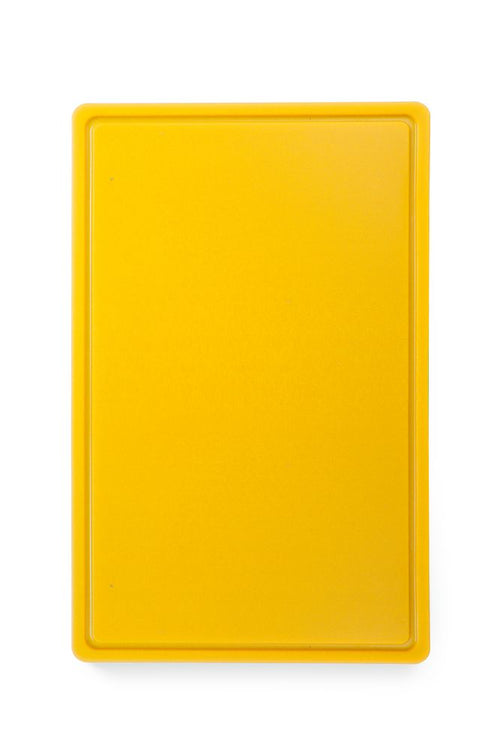 Snijplank HACCP Gastronorm 1/1, HENDI, GN 1/1, Geel, 530x325mm, Rechthoekig