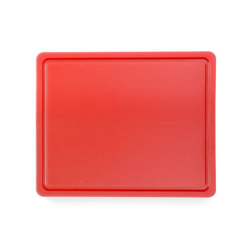 Snijplank HACCP Gastronorm 1/2, HENDI, GN 1/2, Rood, 325x265mm, Rechthoekig