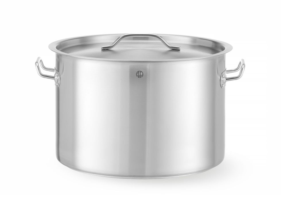 Kookpan hoog - met deksel, HENDI, Budget Line, 36L, ⌀360x(H)360mm