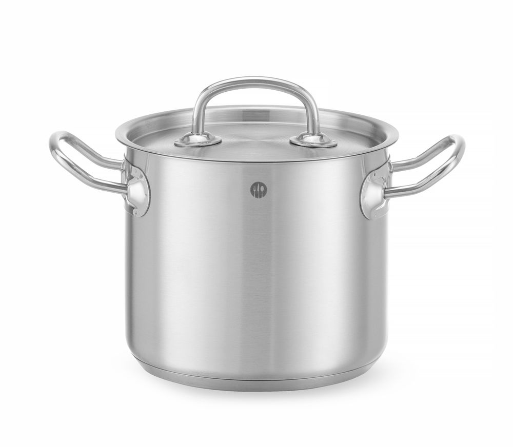 Kookpan hoog - met deksel, HENDI, Kitchen Line, 45L, ⌀400x(H)360mm