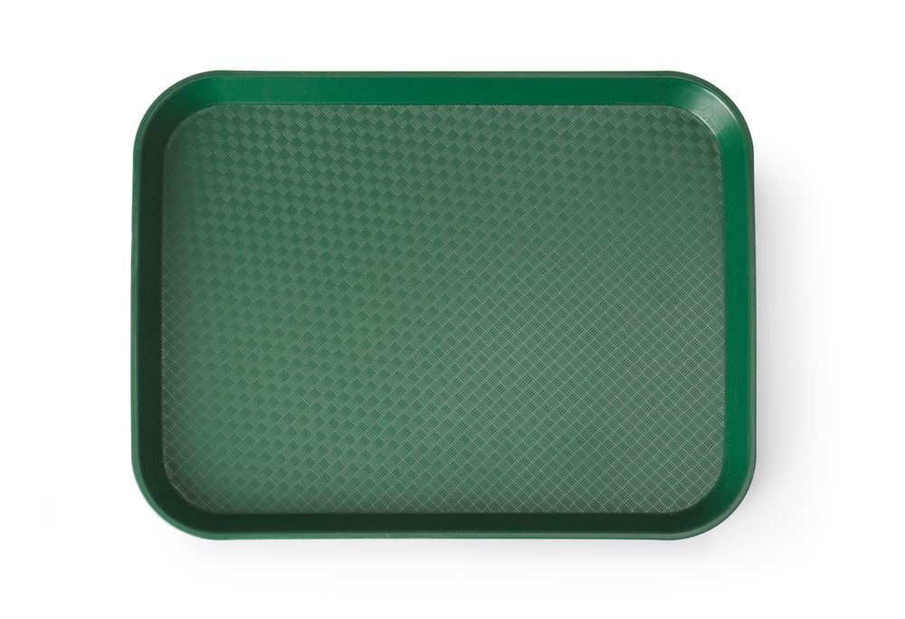 Fastfood dienbladen small, AmerBox, Groen, 265x345x(H)20mm