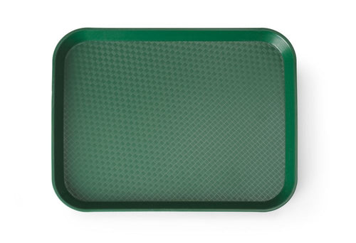 Fastfood dienbladen small, AmerBox, Groen, 265x345x(H)20mm