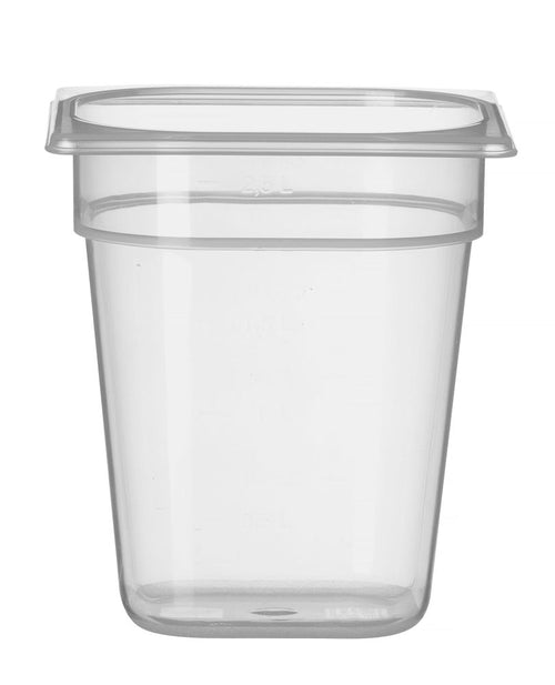 Container GN 1/6 polypropyleen, HENDI, Profi Line, GN 1/6, 2,5L, Transparant, 176x162x(H)200mm