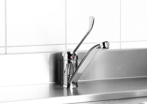 Spoelbak mengkraan met lange hendel, HENDI, 215x54x(H)240mm