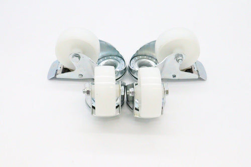 Wielen voor Werktafel Combisteamer - 2 met rem - 4.3 Inch / 11 cm