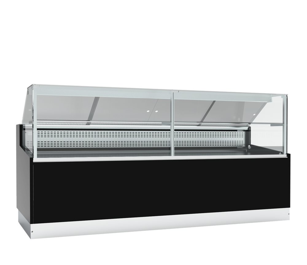 Statische zwarte koeltoonbank BRABANT 250B