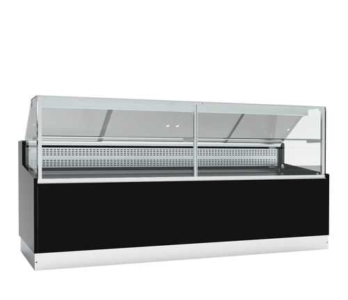 Statische zwarte koeltoonbank BRABANT 250B