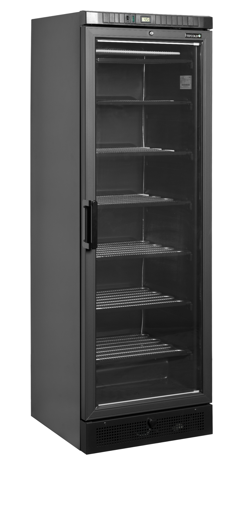 Zwarte displayvriezer UFSC371G Black