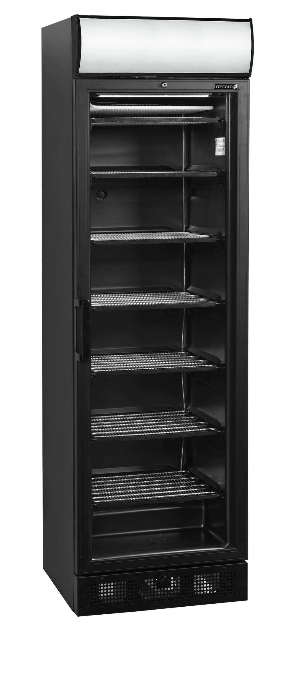 Zwarte displayvriezer UFSC371GCP Black