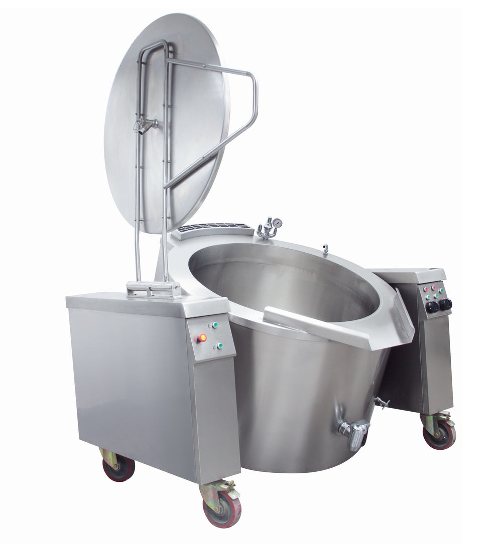 Kantelbare Kookketel - 160 L - Indirect - Elektrisch - 400V
