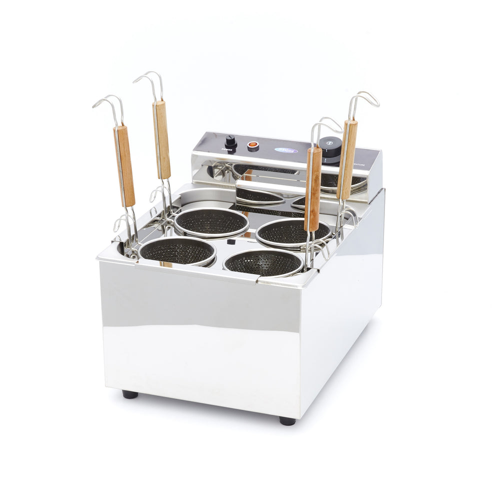 Pastakoker - 4 x 2 L - incl. 4 Manden