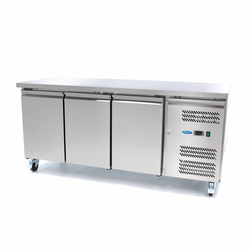 Koelwerkbank - 180 cm - 3 Deuren