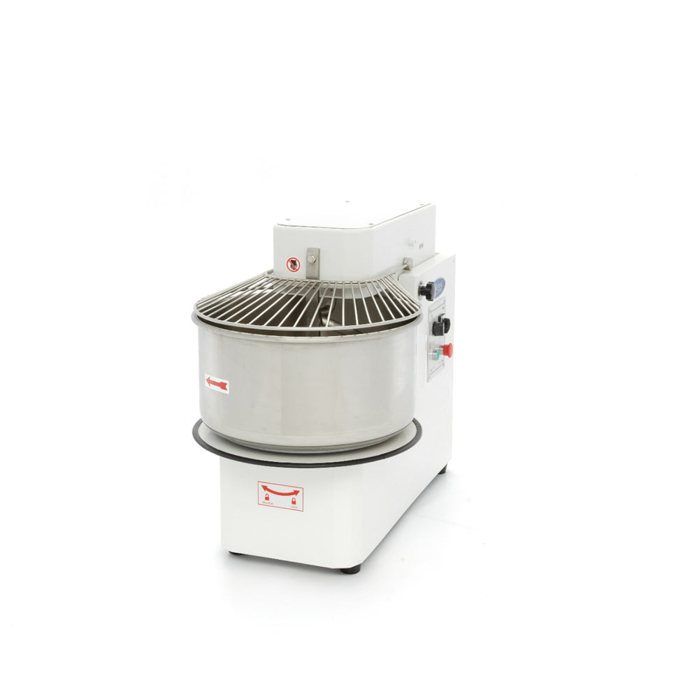 Spiraalkneder - 50 L - 30 Kg Deeg - 2 Snelheden - Uitneembare Kom - 400V