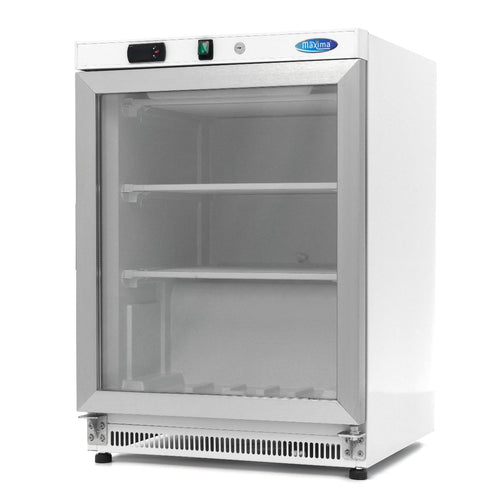 Vrieskast - 200 L - Wit - met Glazen Deur
