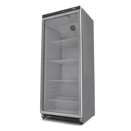 Koelkast - 600 L - Zwart - met Glazen Deur