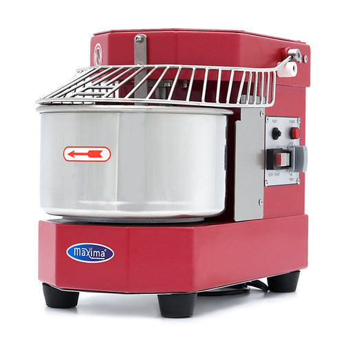Spiraalkneder - 8 L - 4,5 Kg Deeg - Raspberry Rood