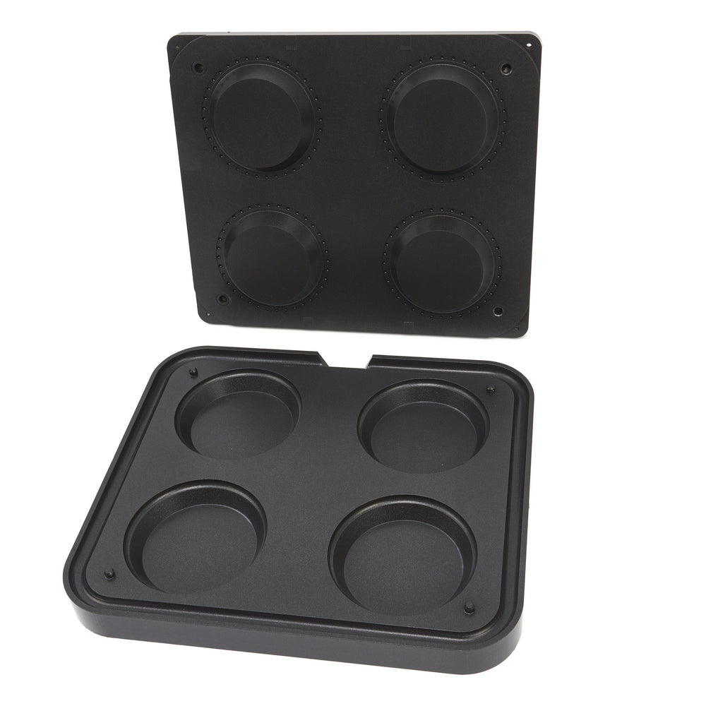 Tartelette Vorm - Rond - 124/ 100 mm - 4 stuks