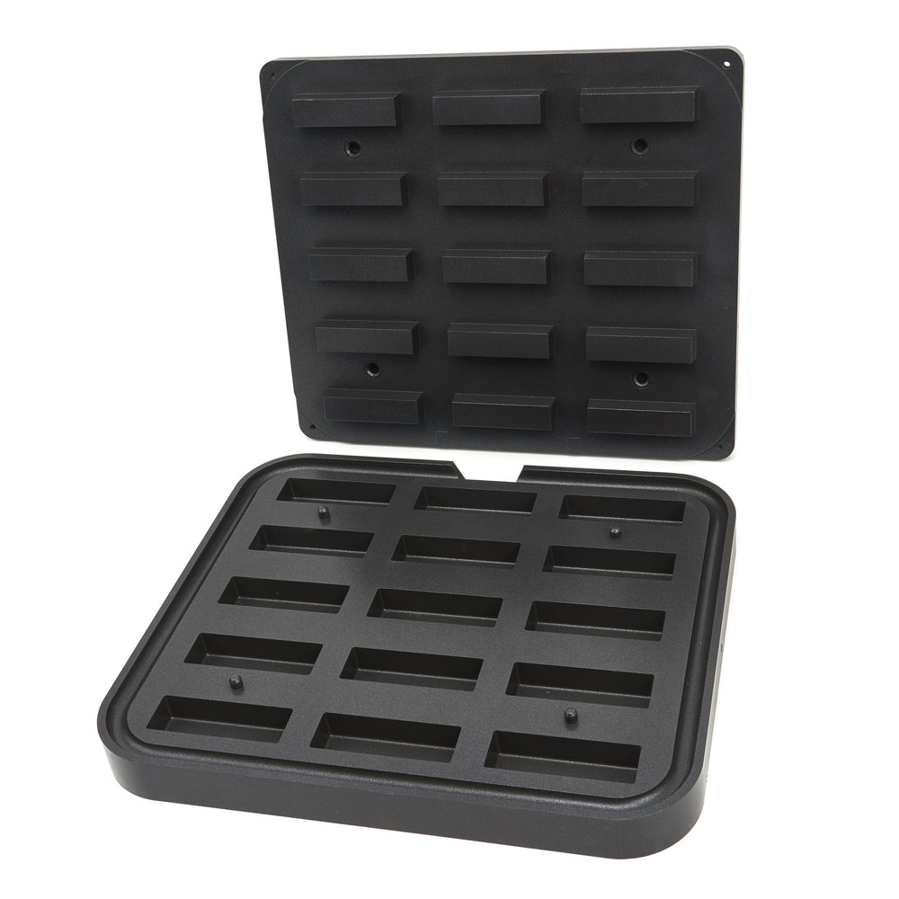 Tartelette Vorm - Rechthoek - 90x30/85x26 mm - 15 stuks