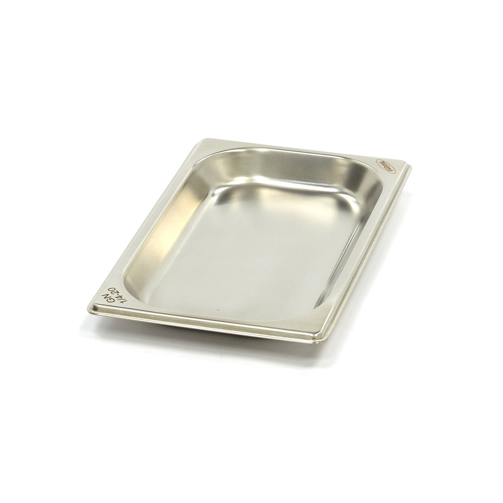 Gastronorm Bak - 1/4 GN - 2 cm Diep - RVS