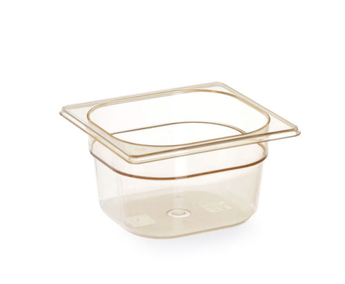 Container GN 1/6 hoge temperatuur bestendigheid, HENDI, GN 1/6, 1,6L, Transparant, 176x162x(H)100mm