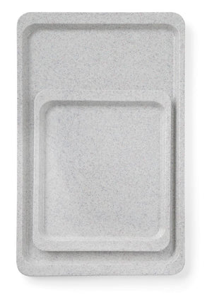 Polyester dienblad voor zelfbedieningsrestaurants, AmerBox, GN 1/2, graniet, 325x265mm