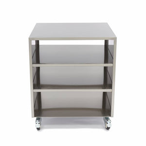 Onderstel RVS - 60 x 60 cm - 120 Kg Draagvermogen - Zwenkwielen