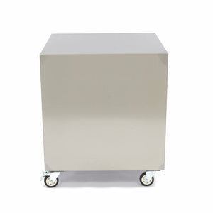 Onderstel RVS - 60 x 60 cm - 120 Kg Draagvermogen - Zwenkwielen