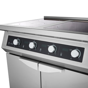 Inductie Kookplaat 700 - 4 Branders - 17000W - met Onderstel