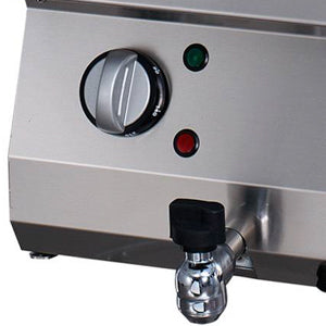 Heavy Duty Friteuse - 1 x 12 L - Enkel - 70 cm Diep - met Tapkraan - Elektrisch