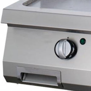 Heavy Duty Grillplaat - Glad Chroom - Dubbel - 70 cm Diep - Gas