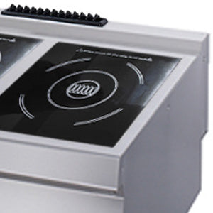 Heavy Duty Kookplaat - 2 Pitten - Inductie - Enkel - 70 cm Diep - Elektrisch