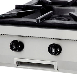 Premium Kookplaat - 1 Pit - Dubbel - 90 cm Diep - Gas