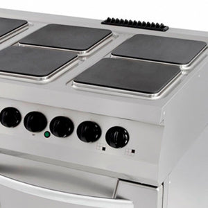 Premium Fornuis - 6 Pitten - Driedubbel - 90 cm Diep - incl. Oven - Elektrisch