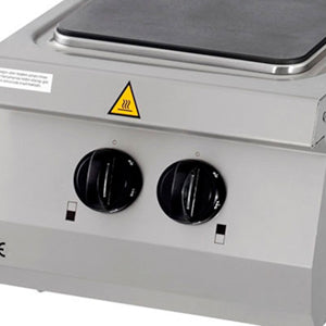 Premium Kookplaat - 2 Pitten - Enkel - 90 cm Diep - Elektrisch