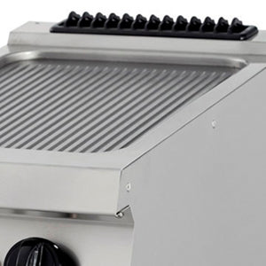 Premium Grillplaat - Gegroefd - Enkel - 90 cm Diep - Gas